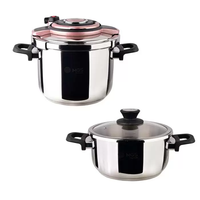 زودپز دوقلو 4+6 ام جی اس مدل PC81019